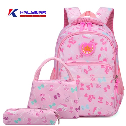 Linda mochila de la escuela primaria impresa para niños