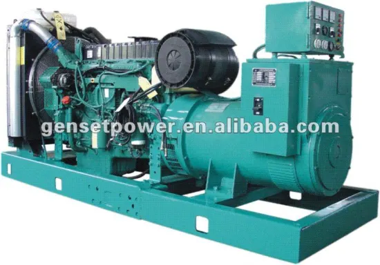 68kw to 500kw Volvo Open Type Generator