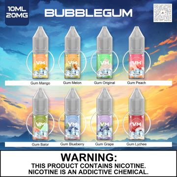 Sapori di bugglegum personalizzato ejuice eliquid vape pod