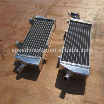 Aluminum Moto Radiator For 2008 KTM 125SX 125SX 2ROW with A Pair 100% All Aluminum
