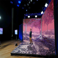 XR virtual LED display backdrop