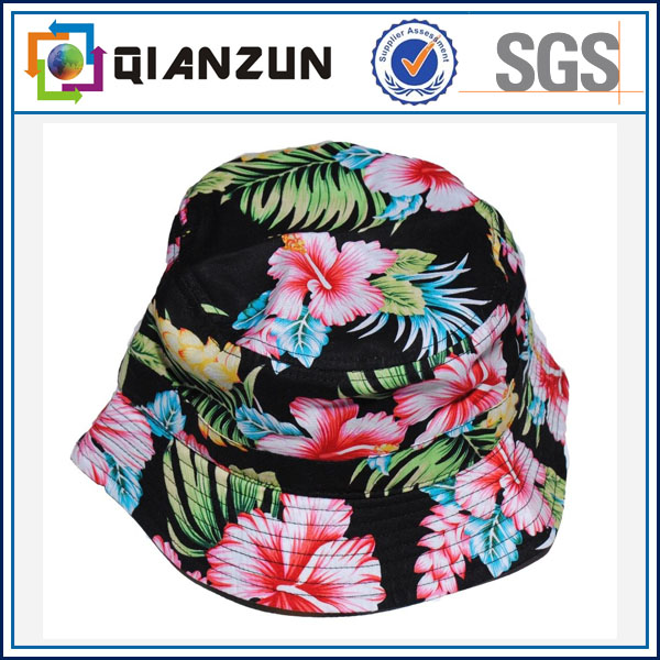 Custom Design Label Logo Popular Floral Bucket Cap (DH20140933)