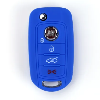 Silicone fiat 500 fob key shell cases cover