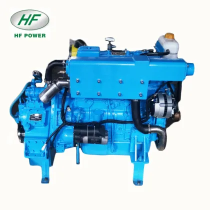 HF-4108 diesel marin engine and gearbox 90HP