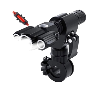 USB Bicycle Light: LED Front and Rear Waterproof Bike Lights for Safety
