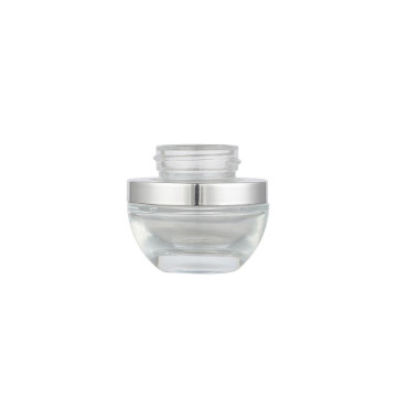 Thick Base Glass Cosmetic Jar
