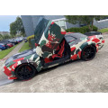 Army Green Camouflage Vinyl Wrap Auto