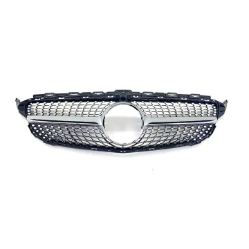 High Quality Diamond Style Auto Front Bumper Grille for BENZ W205/C205 2015-2018