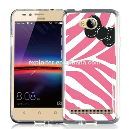 Ultra-thin soft plastic gel resin mobile case for huawei y3 phone case