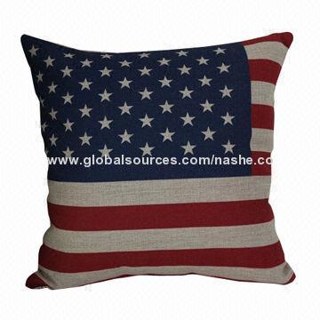 Hold pillow cushion, cotton and linen