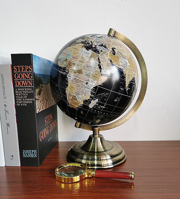 globe of earth with countries
