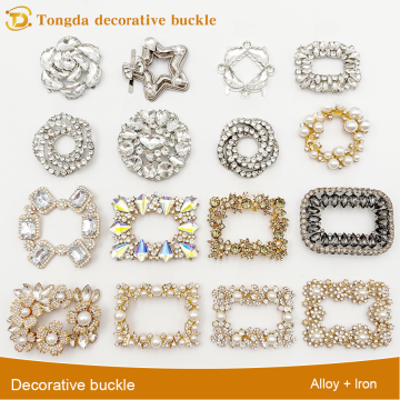 AB Cam Kaplamalı Çinko Alaşımlı Kare Toka