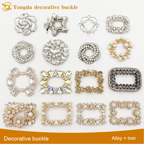 AB Cam Kaplamalı Çinko Alaşımlı Kare Toka