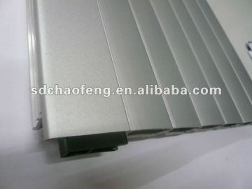 Tambour door slat in Silver colour