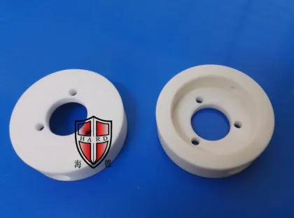alumina ceramic machinery flange plate parts industrial