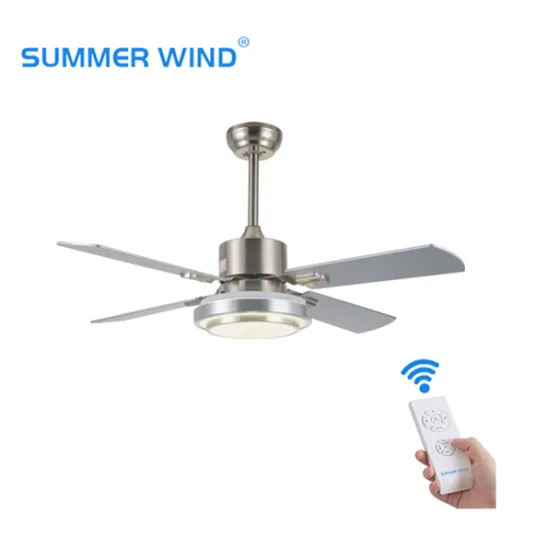 Iron blade simple design ceiling fan light