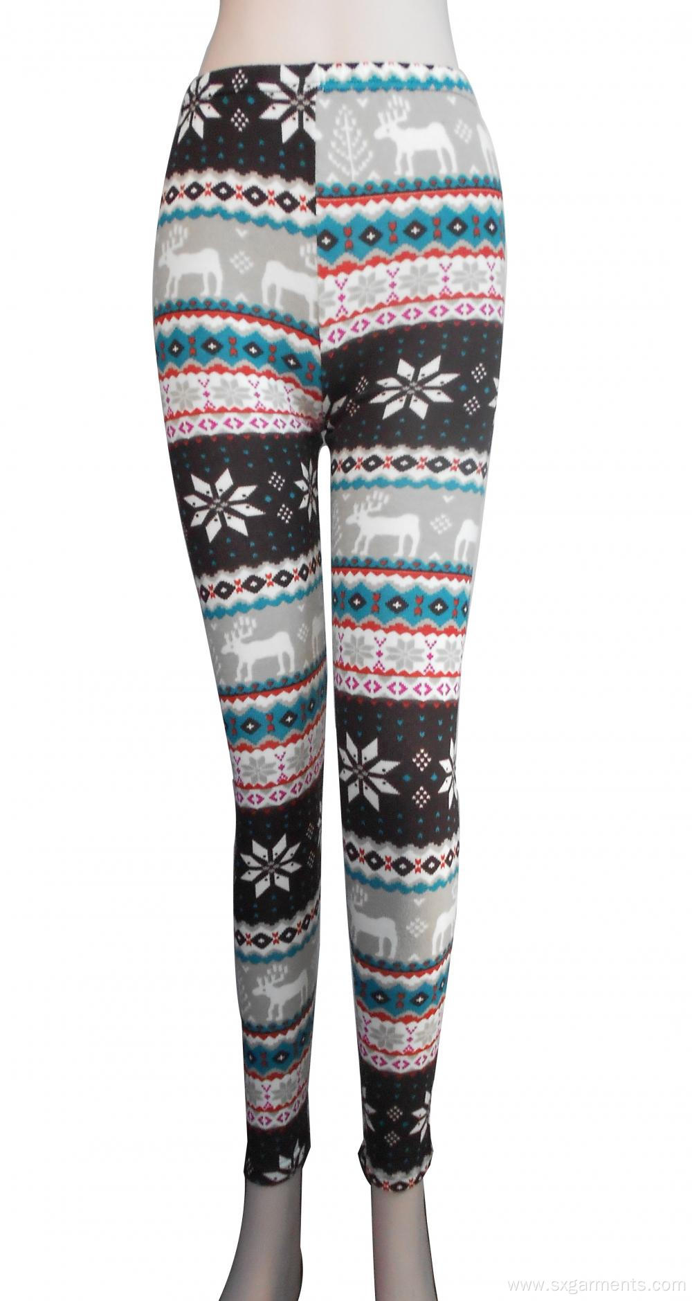 Good quality 98% polyester 2% spandex lady's leggings