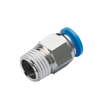 BSPT PC6-02 Male Hose Fittings - Air Connectors Pneumatic Straight Push-in Fitting