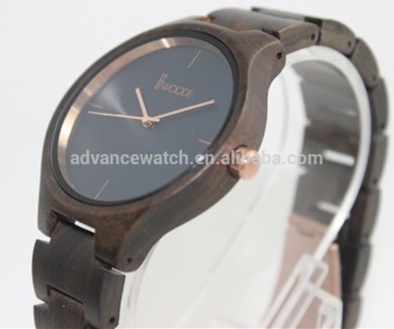 slim case wood watch Wholesale simple Wood Watch, Custom Logo Wrist Watch, watches men with japan quartz movement watches