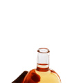 liquor bottle with screen printing label on bottle