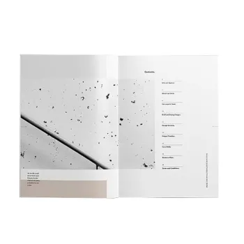 Custom Design Logo Softcover Matte Paper Magazine Printing