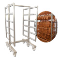 door folding steel galvanized trolleys