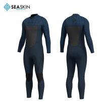 Desain baru Seaskin 3/2mm Front Zip Surfing Wetsuits