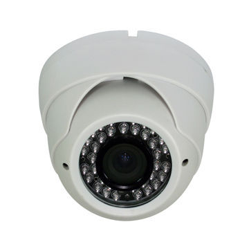 Vandal-resistant WDR Pixim 690TVL Dome Camera for Security System