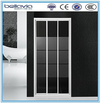 Fashion aluminium profile shower screen glass shower doors bath shower