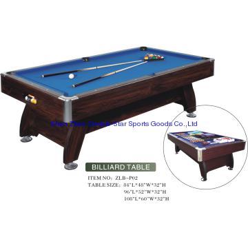 New Designe Indoor MDF Billiard Table