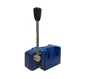 Directional spoon valve with with manual actuation