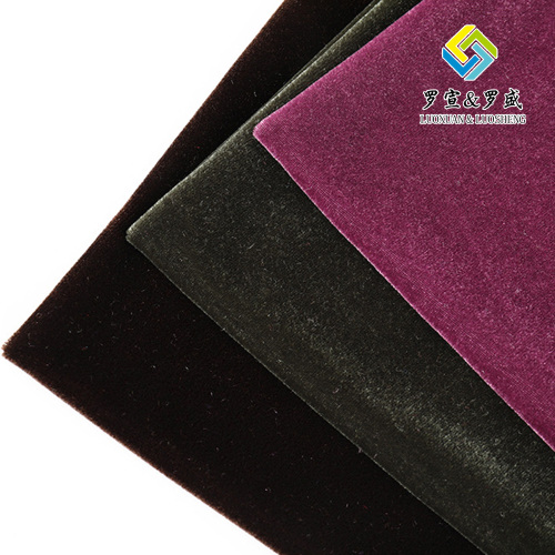 240g Ύφασμα τοίχου από μασίφ Velvet Polyester Spandex.