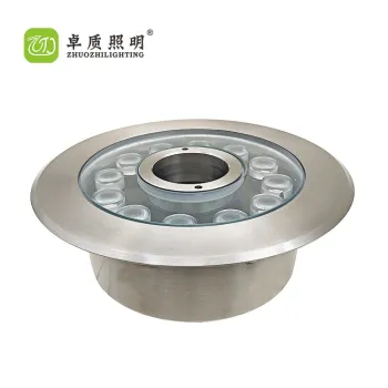 Stainless Steel RF Remote Control RGB LED Fountain Light: An Elegant Landscape Lamp for Your Outdoor Décor