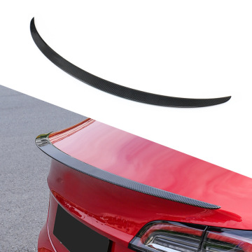 Carbon Fiber Rear Spoiler Wing for Model 3