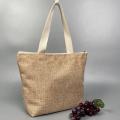 Burlap Hemp Jute Tote Bag