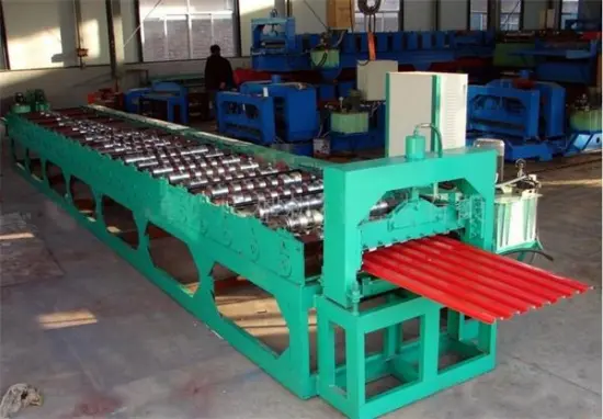 Hydraulic shutter door production line made