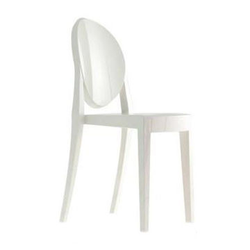 White Resin Victoria Ghost Chair