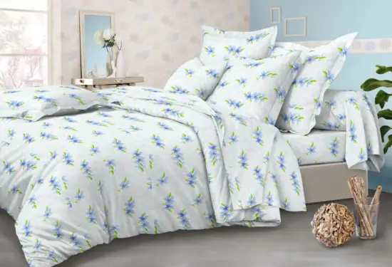 100% Polyester Pigment Printing Fabric For Bedding Set
