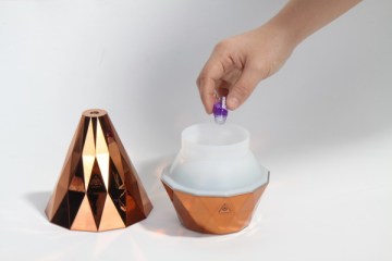 diamond-shaped ultrasonic humidifier aroma diffuser