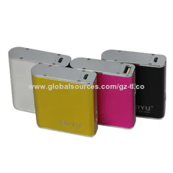 Original Design 4,400mAh Power Banks with Aluminum Alloy Housing, Li-polymer Battery/Dual-USB Output