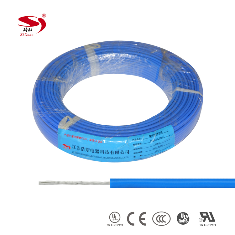 Fluorine plastic insulated wire FF46-1 2.5mm² BLUE01