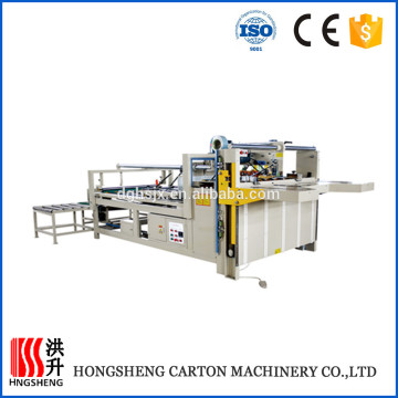 Semi auto fold glue stick box machine