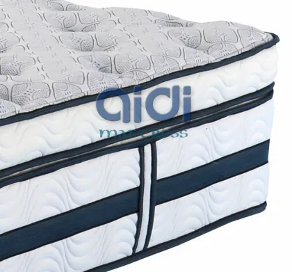 Soft Airflow Convoluted Foam Pocket Spring Thick Mattress, Cozy High Density Foam Mattress