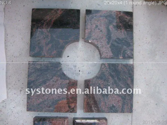 basalt black stone cube