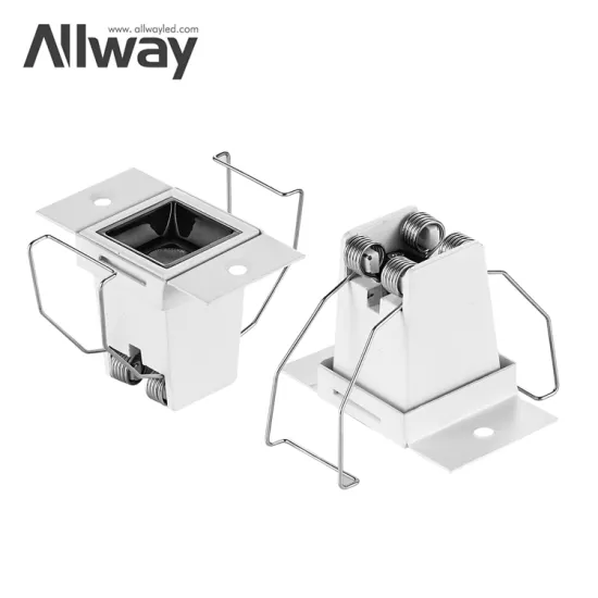 ALLWAY 3W LED Linear Downlight - Small Size Square Recessed Showroom Wine Cabinet for Hotels and Offices