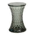 Clear Crystal Diamond Stool