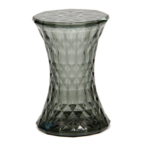 Clear Crystal Diamond Hocker