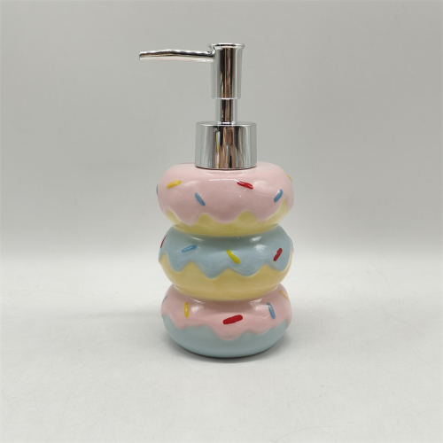 Керамический дозатор лосьона Donut Stack Design