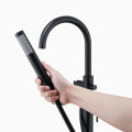 Tubig na Tub Tub Filler Spout Black Bath Faucet