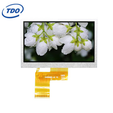 4.3 Inch TN Touch Panel Optional TFT LCD Display with RGB Interface - TDO Custom Landscape